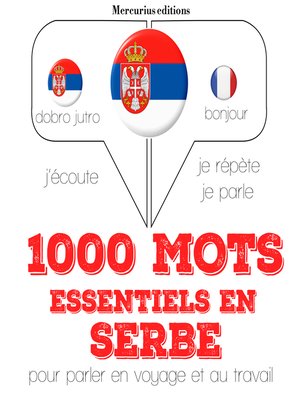 cover image of 1000 mots essentiels en croato serbe